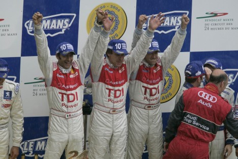 Yes - vi har vundet!
(Foto: Audi Motorsport)